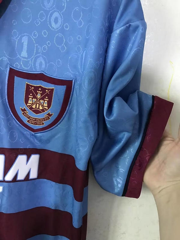 Westham 95/97 Away Blue Soccer Jersey