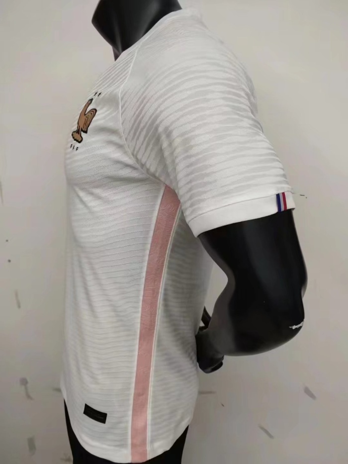 France 2022 Euro Away White Soccer Jersey