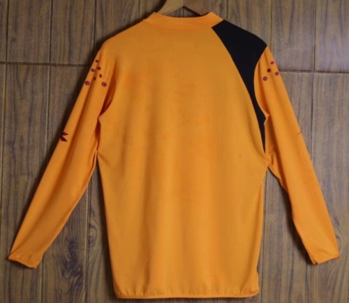 Roma 05/06 Away Yellow Long Soccer Jersey
