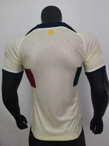 Portugal 2022 World Cup Away Soccer Jersey(Player)