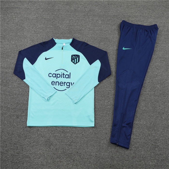 Kids Atletico Madrid 22/23 Tracksuit - Lake Blue