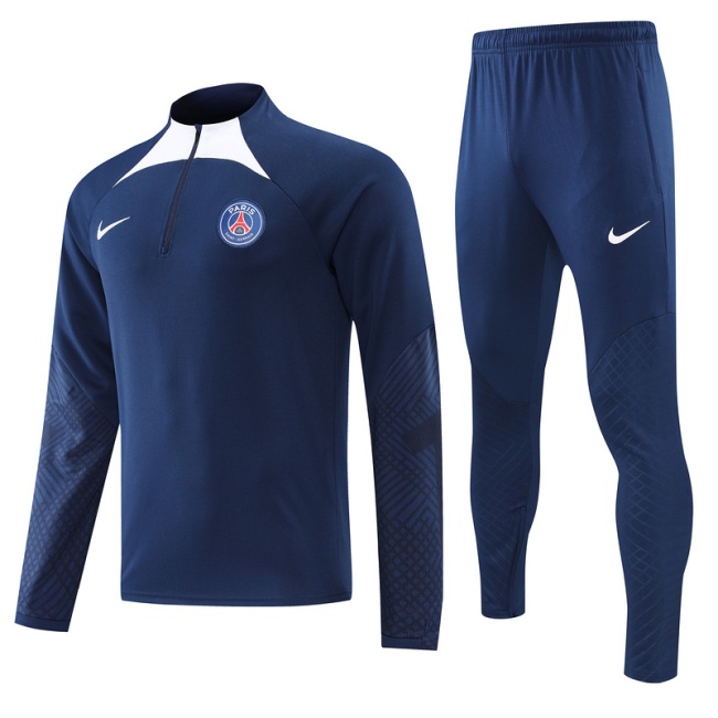 Paris St Germain 22/23 Tracksuit - Dark Blue