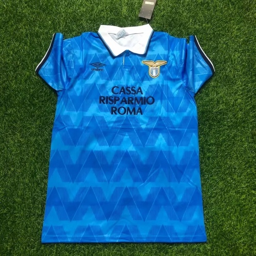 Lazio 89/90 Home Soccer Jersey