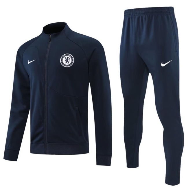 Chelsea 22/23 Tracksuit - Black/White