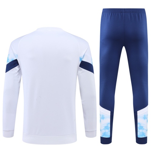 Manchester City 22/23 Tracksuit - White/Sky Blue