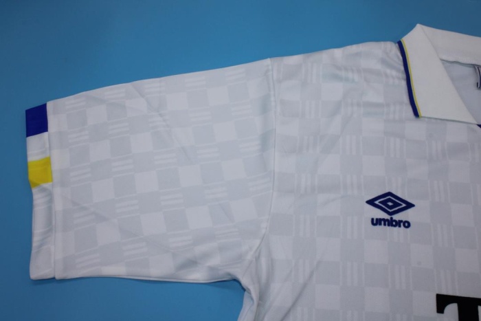 Leeds United 89/91 Home Soccer Jersey
