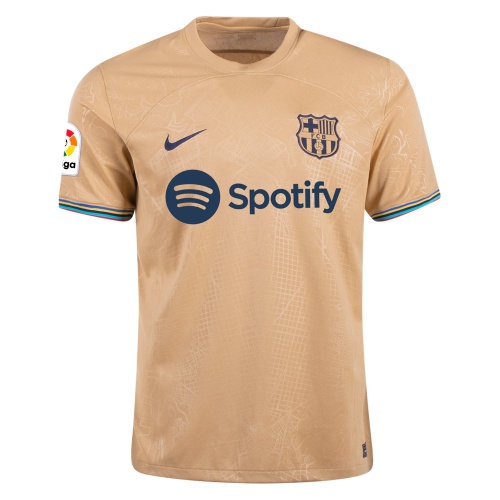 Barcelona 22/23 Away Gold Soccer Jersey