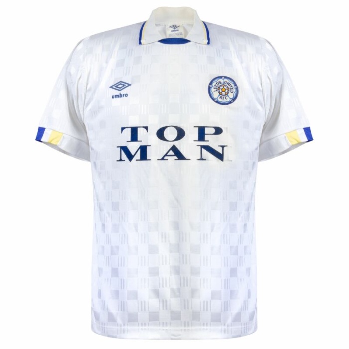 Leeds United 89/91 Home Soccer Jersey