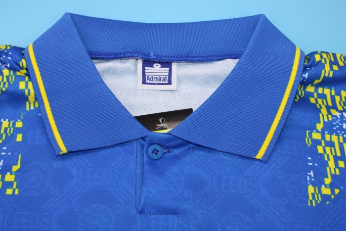 Leeds United 92/93 Third Blue Soccer Jersey