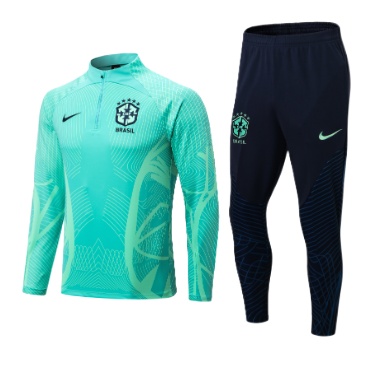 Kids Brazil 2022 Tracksuit - Green