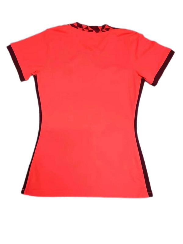England Woman 2022 Away Red Soccer Jersey