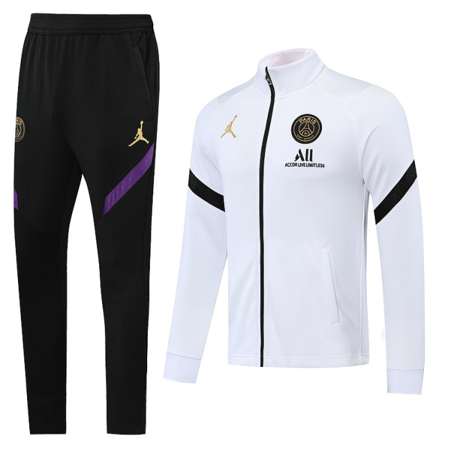 Paris St Germain 22/23 Tracksuit - White/Black