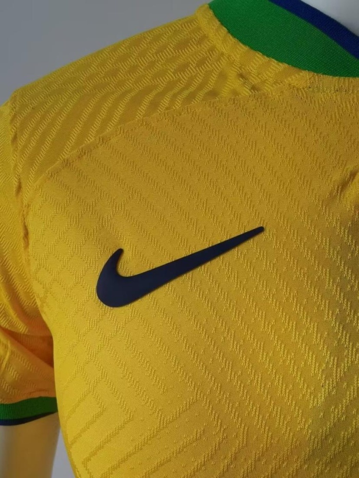 Brazil 2022 World Cup Home Leaked Jersey(Player)
