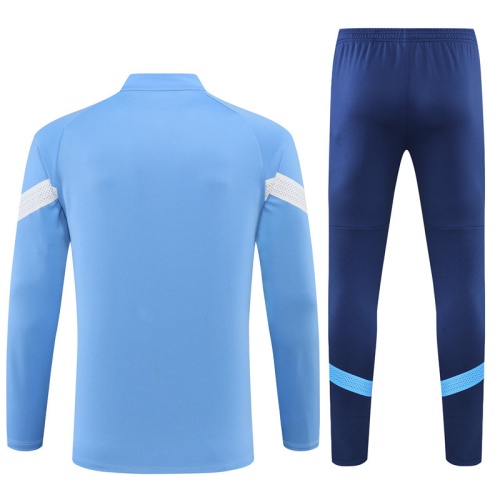Kids Manchester City 22/23 Tracksuit - Sky Blue/White