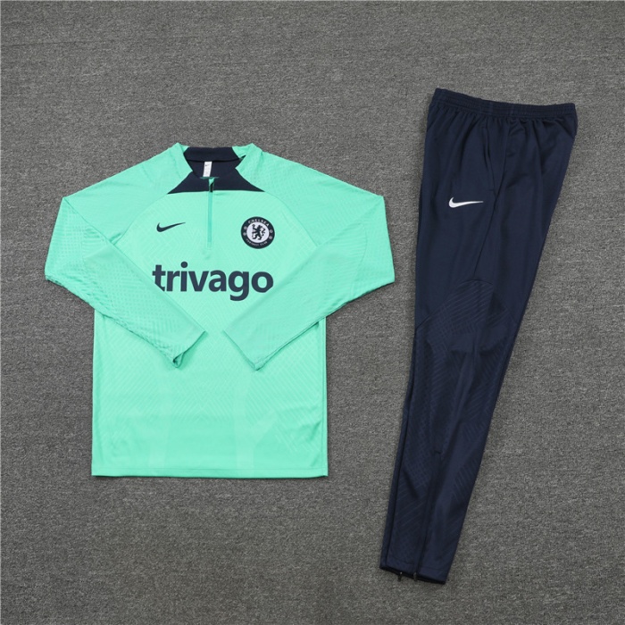 Kids Chelsea 22/23 Tracksuit - Green