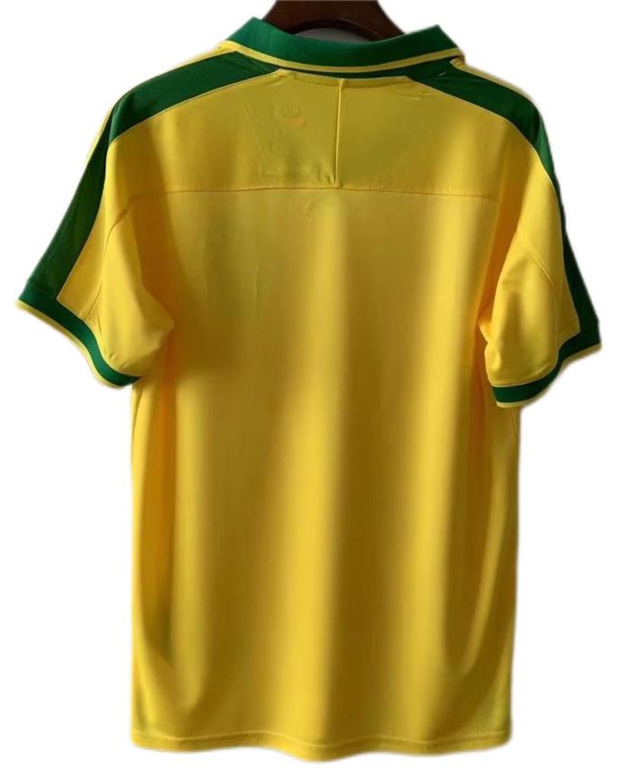 Brazil 1997 Home Soccer Jersey