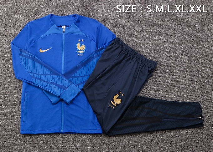 France 22/23 Tracksuit - Blue