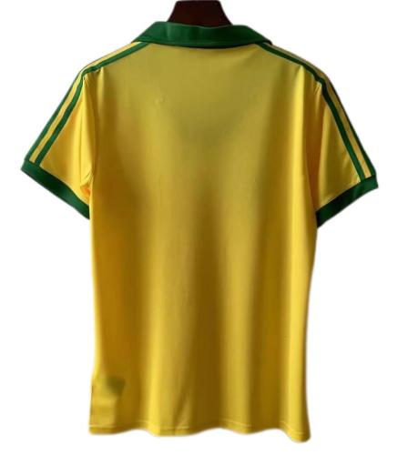 Brazil 1978 Home Soccer Jersey