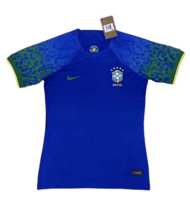 Brazil Woman 2022 World Cup Away Soccer Jersey