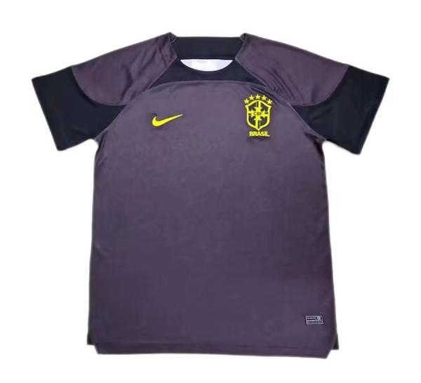 Brazil 2022 World Cup GK Black Soccer Jersey