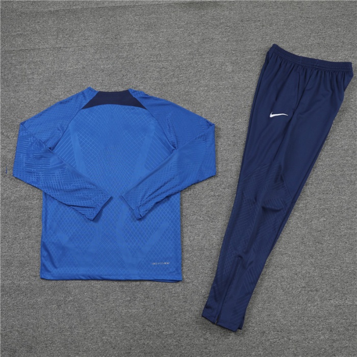 Kids Paris St Germain 22/23 Tracksuit - Blue