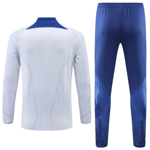 France 22/23 Tracksuit - White/Blue