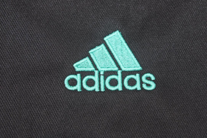 Real Madrid 17/18 Away Black Long Soccer Jersey