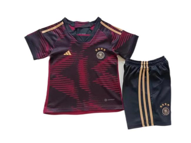 Kids-Germany 2022 World Cup Away Soccer Jersey