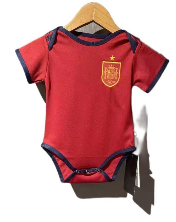 Spain 2022 Baby World Cup Home Soccer Jersey