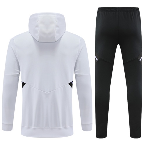 Real Madrid 22/23 Hoodie Tracksuit - White