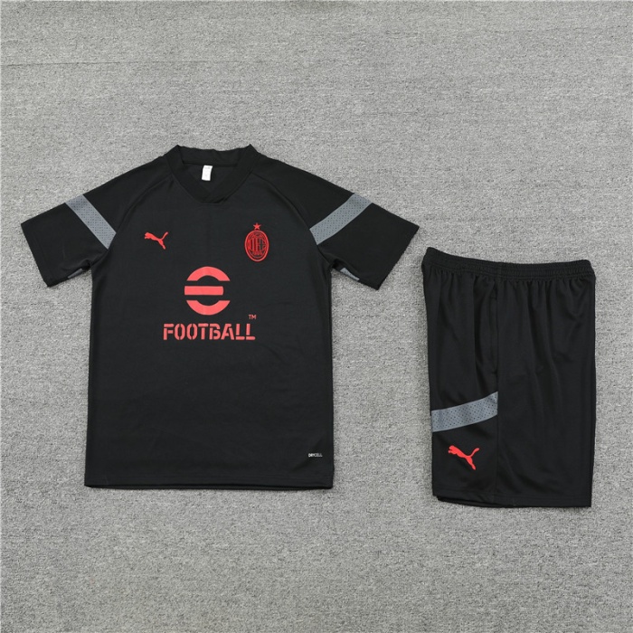 AC Milan 22/23 Black/Red/Grey Training Kit Jerseys