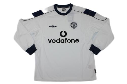 Manchester Utd 99/00 Away White Long Jersey