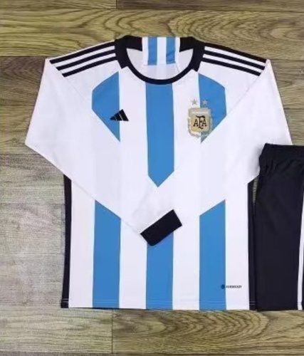 Argentina 2022 World Cup Home Long Jersey