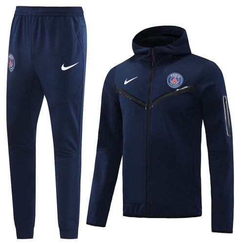 Paris St Germain 22/23 Hoodie Tracksuit - Navy/Black