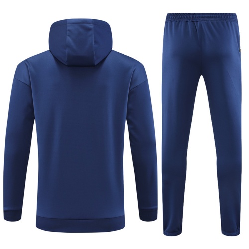 Kids Manchester City 22/23 Hoodie Tracksuit - Dark Blue