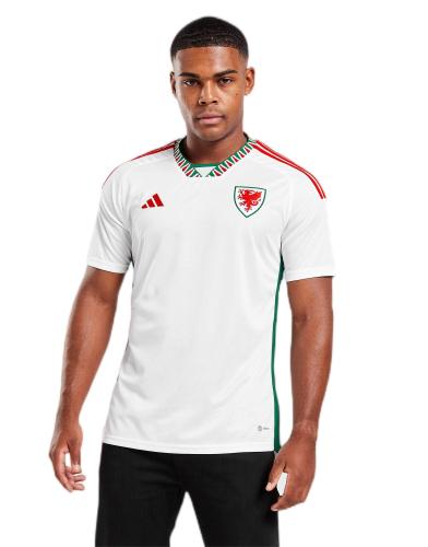 Wale 2022 World Cup Away White Soccer Jersey