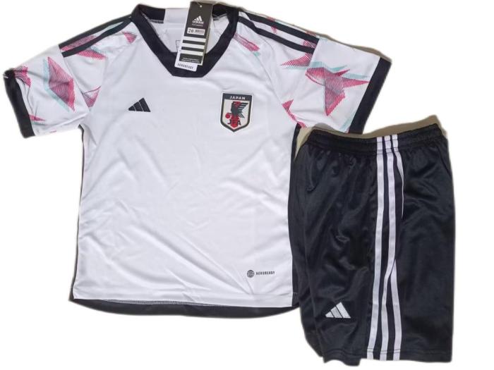 Kids-Japan 2022 World Cup Away White Soccer Jersey