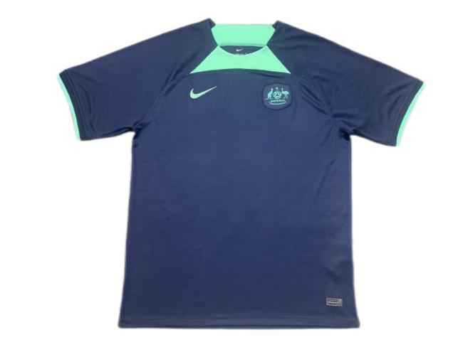 Australia 2022 World Cup Away Navy Blue Jersey