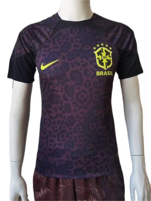Brazil 2022 World Cup GK Black Jersey(Player)