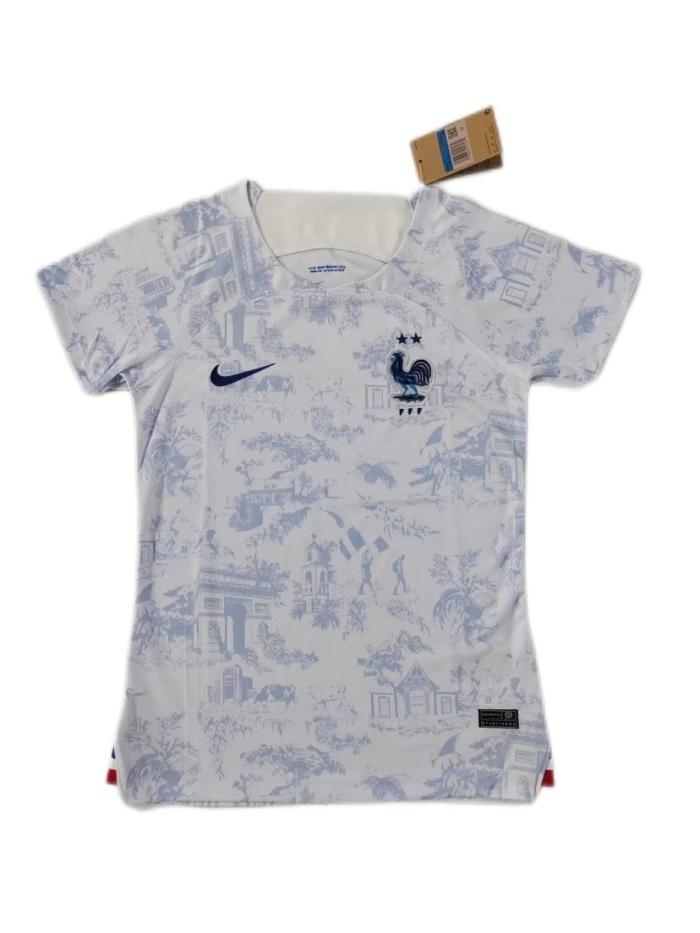 France Woman 2022 World Cup Away Soccer Jersey
