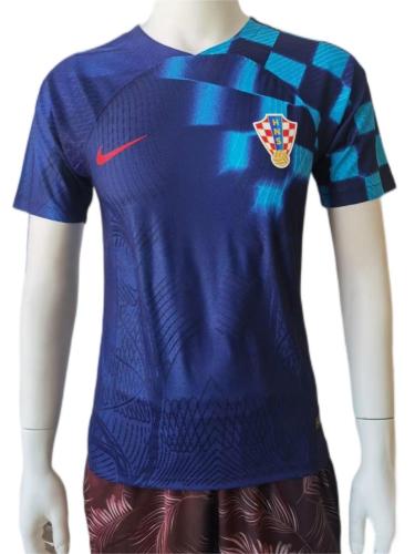 Croatia 2022 World Cup Away Soccer Jersey(Player)