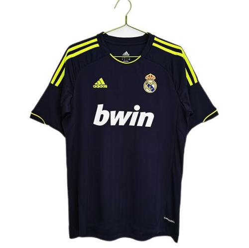 Real Madrid 12/13 Away Navy Blue Soccer Jersey