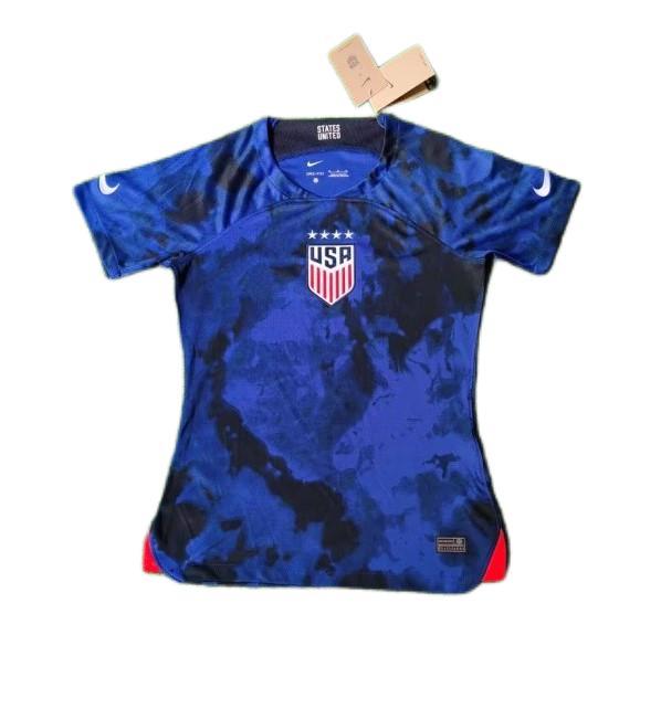 USA Woman 2022 World Cup Away Soccer Jersey
