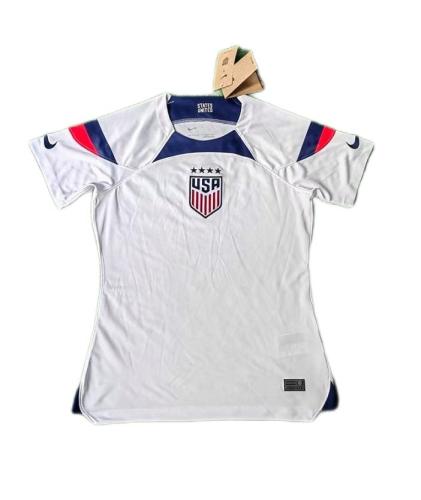 USA Woman 2022 World Cup Home Soccer Jersey