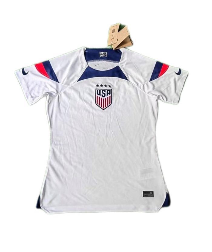 USA Woman 2022 World Cup Home Soccer Jersey