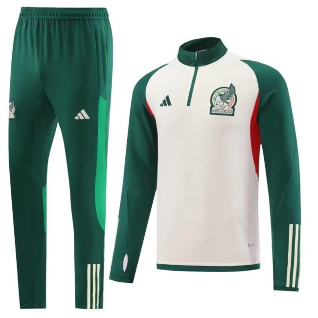 Mexico 22/23 Tracksuit - White/Green