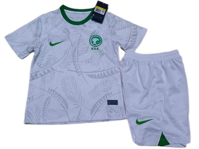 Kids-Saudi Arabia 2022 World Cup Home Soccer Jersey
