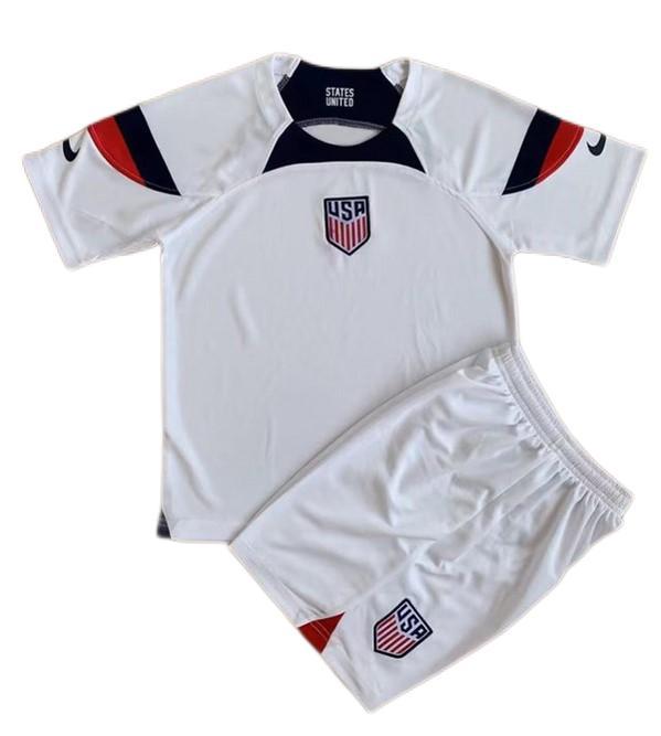 Kids-USA 2022 World Cup Home Soccer Jersey