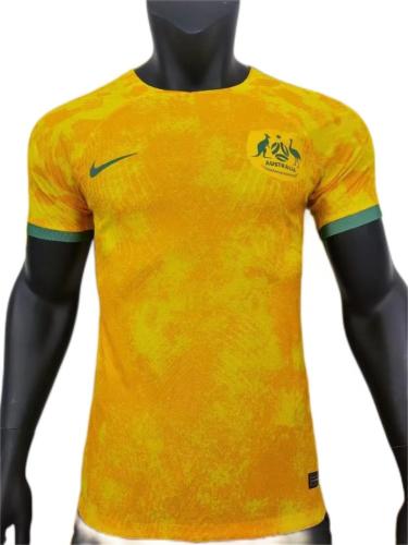 Australia 2022 World Cup Home Soccer Jersey(Player)