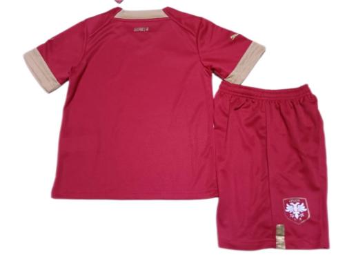 Kids-Serbia 2022 World Cup Home Soccer Jersey